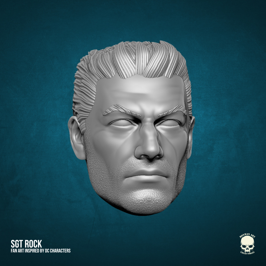 SGT Rock DC Fan Art STL Files 3D print model_1