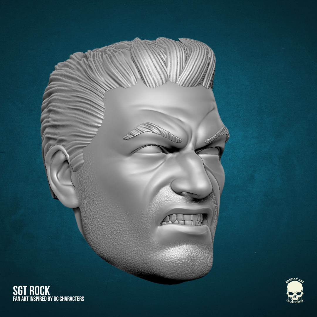 SGT Rock DC Fan Art STL Files 3D print model_19