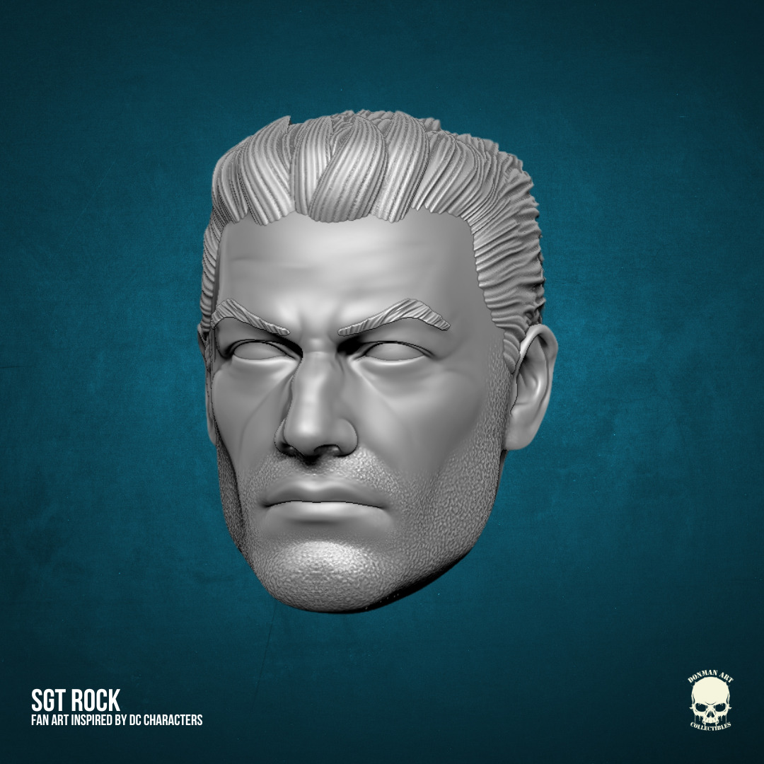 SGT Rock DC Fan Art STL Files 3D print model_6