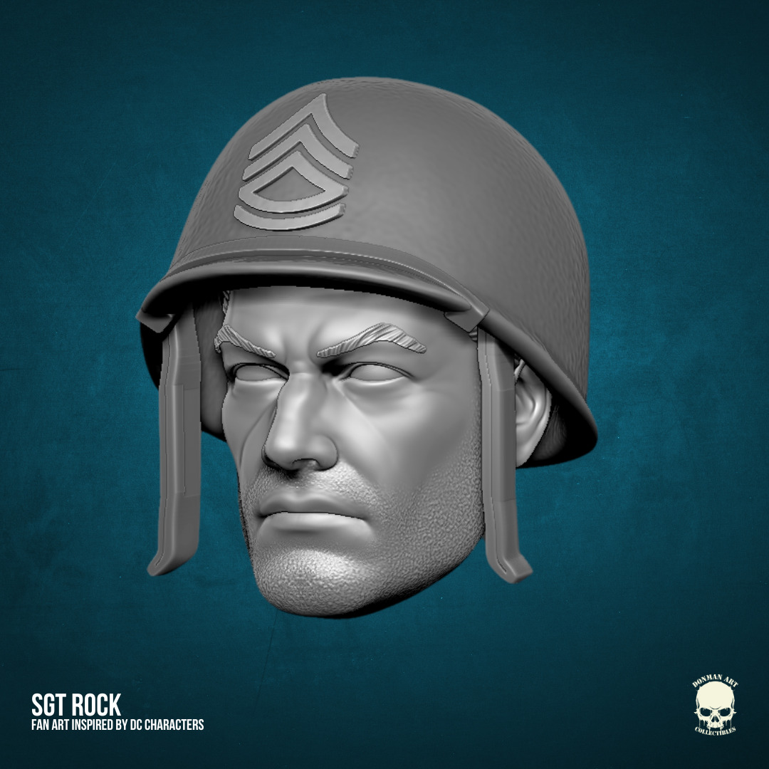 SGT Rock DC Fan Art STL Files 3D print model_17