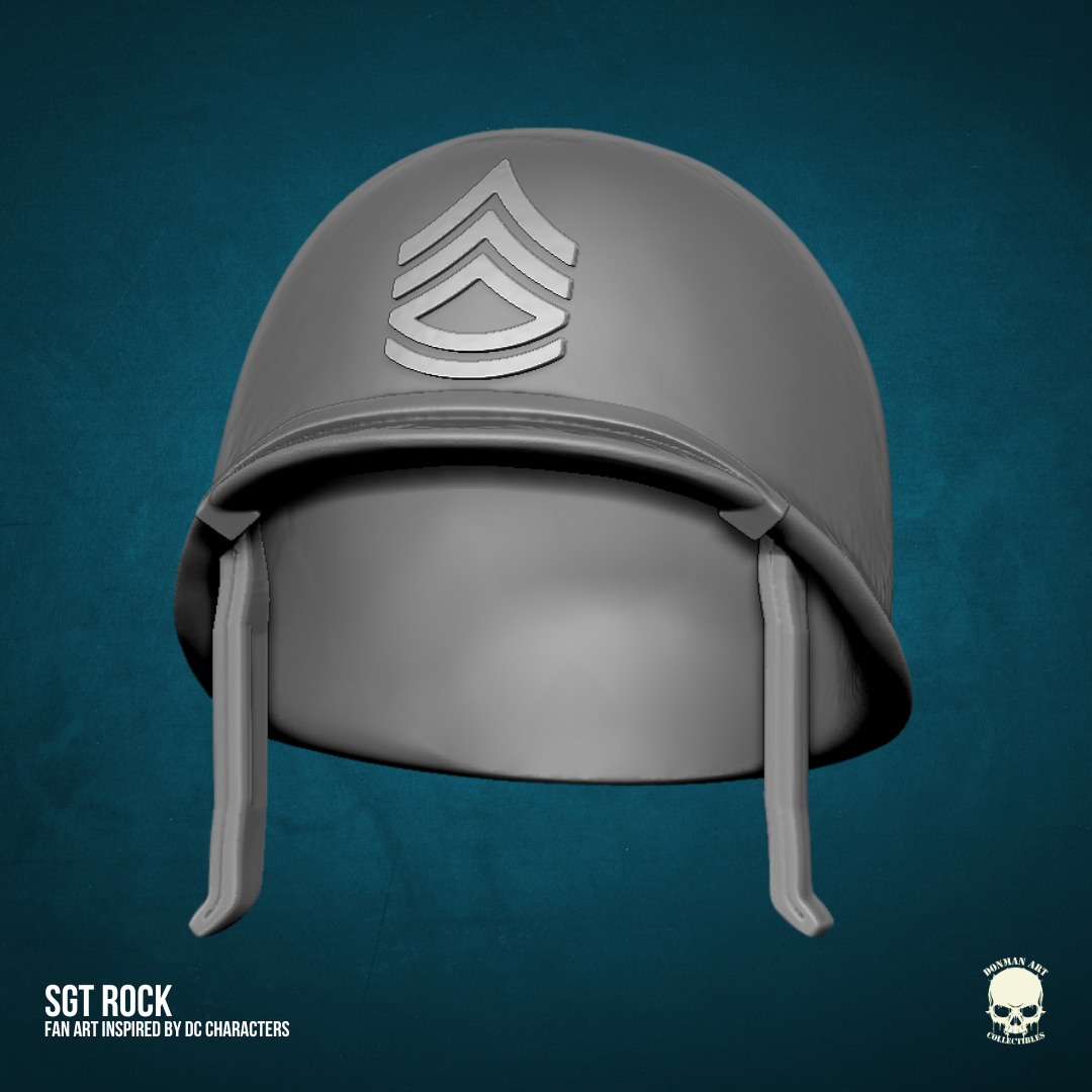 SGT Rock DC Fan Art STL Files 3D print model_9