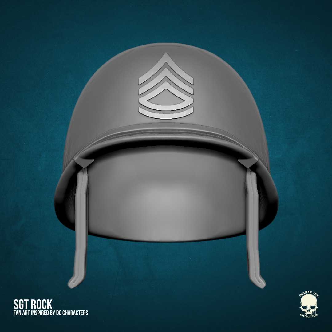 SGT Rock DC Fan Art STL Files 3D print model_28