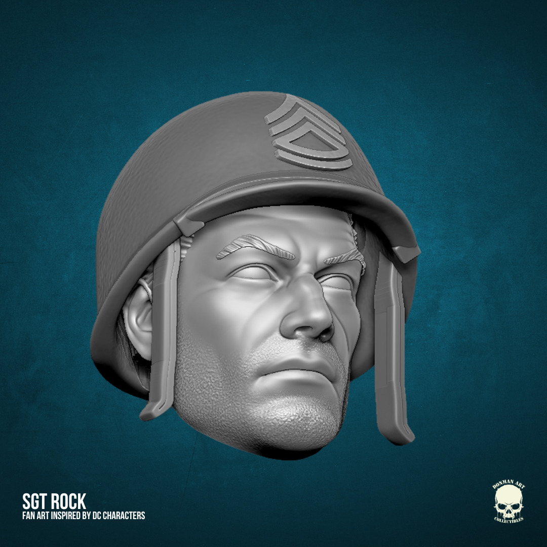 SGT Rock DC Fan Art STL Files 3D print model_18