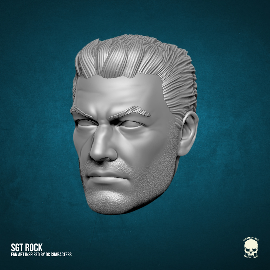 SGT Rock DC Fan Art STL Files 3D print model_16