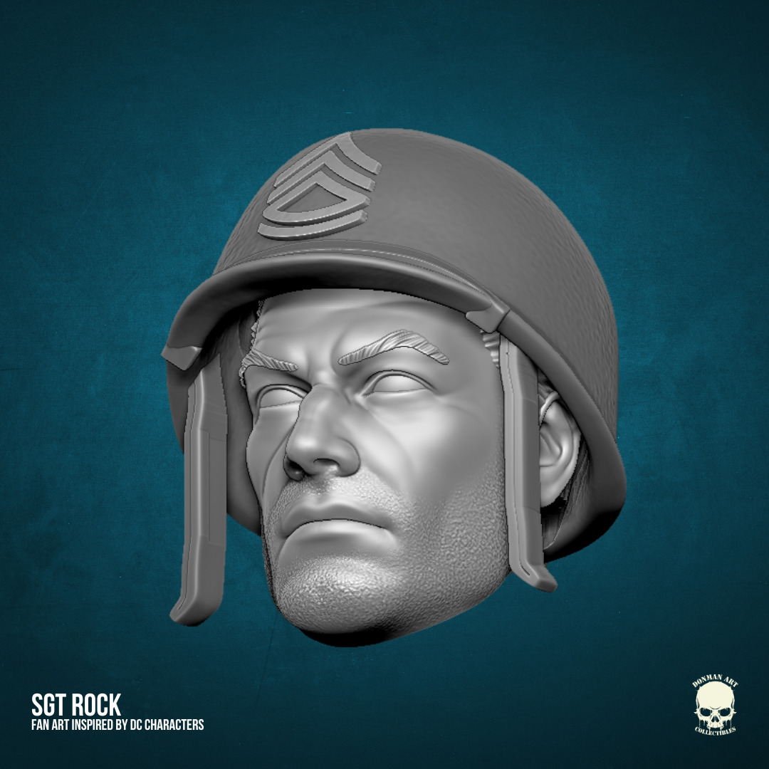 SGT Rock DC Fan Art STL Files 3D print model_20