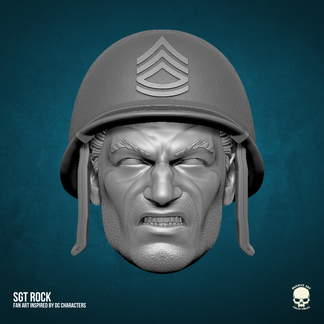 SGT Rock DC Fan Art STL Files 3D print model_22
