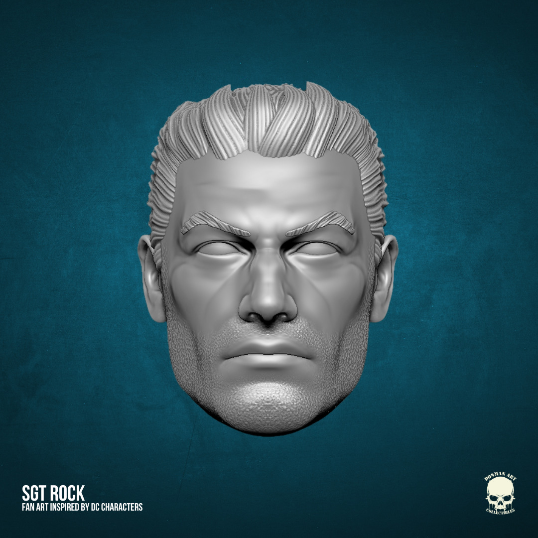 SGT Rock DC Fan Art STL Files 3D print model_25