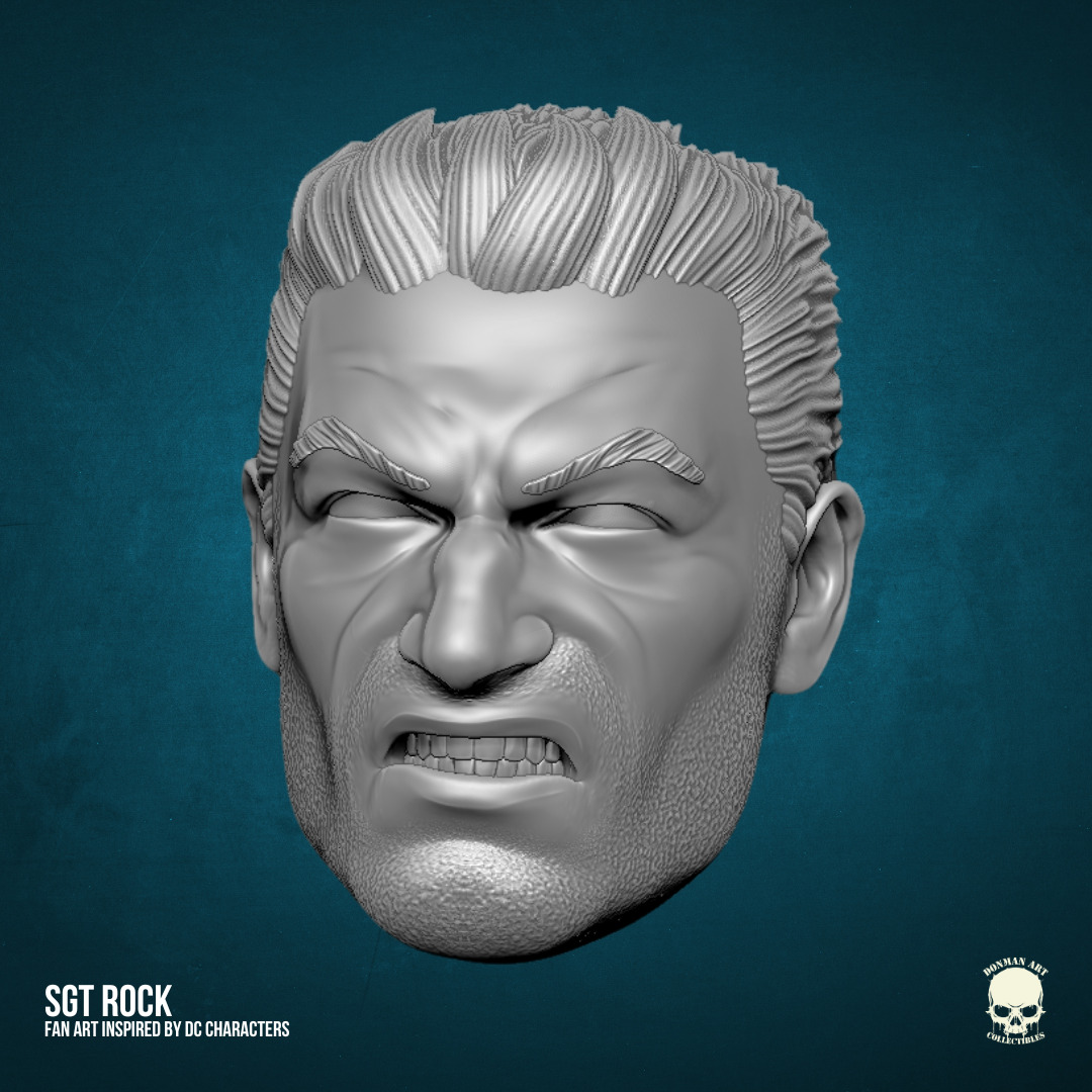 SGT Rock DC Fan Art STL Files 3D print model_7