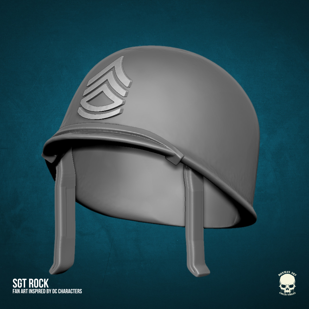SGT Rock DC Fan Art STL Files 3D print model_24