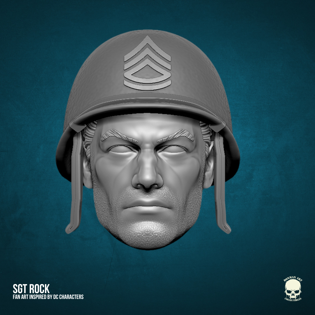 SGT Rock DC Fan Art STL Files 3D print model_11