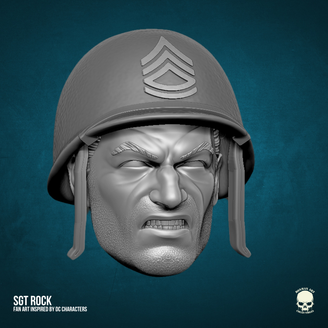 SGT Rock DC Fan Art STL Files 3D print model_30