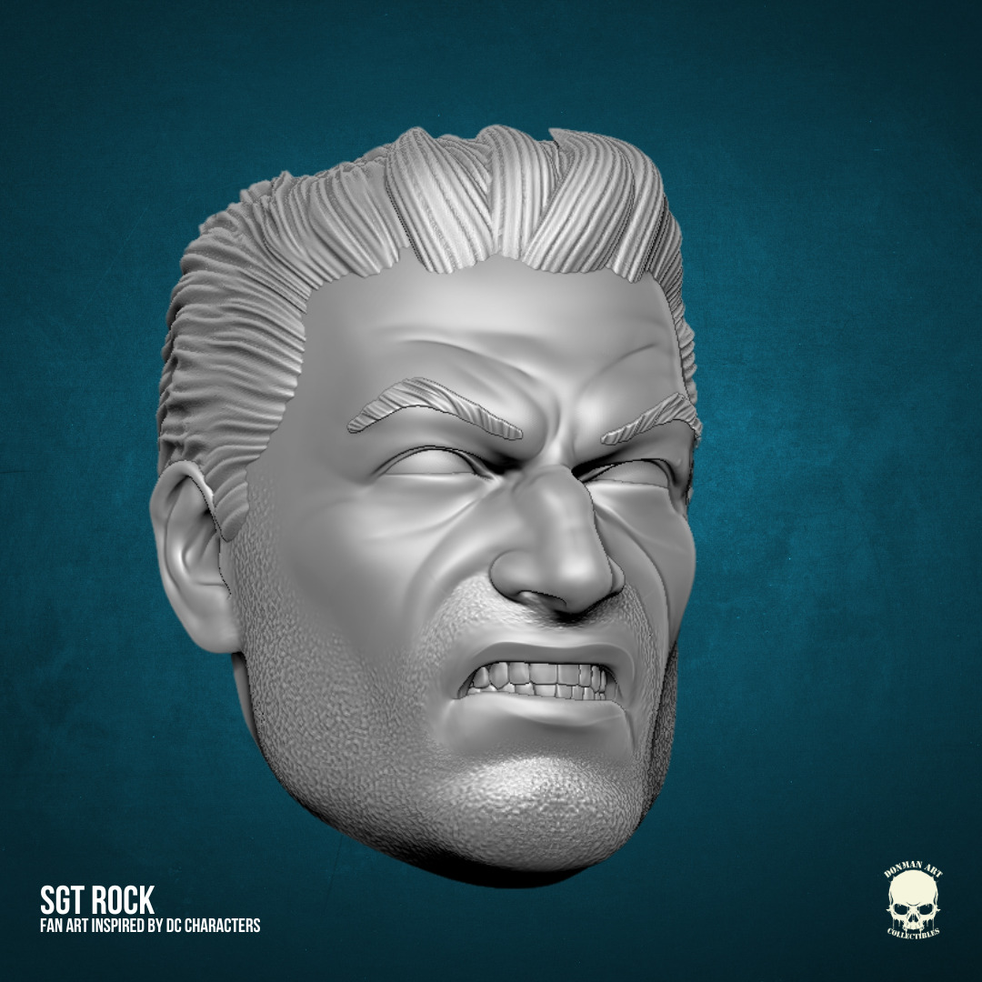 SGT Rock DC Fan Art STL Files 3D print model_14