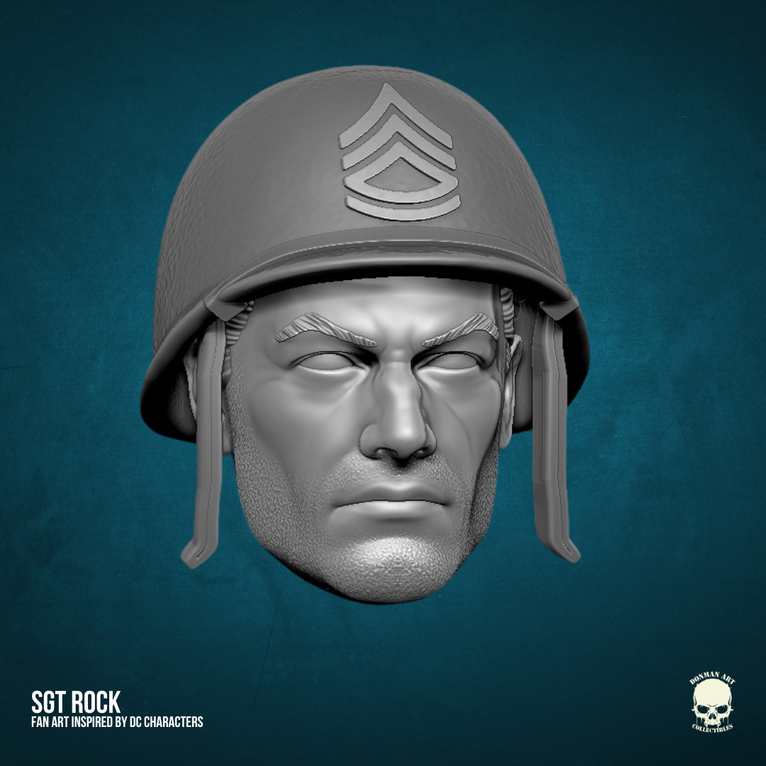SGT Rock DC Fan Art STL Files 3D print model_29