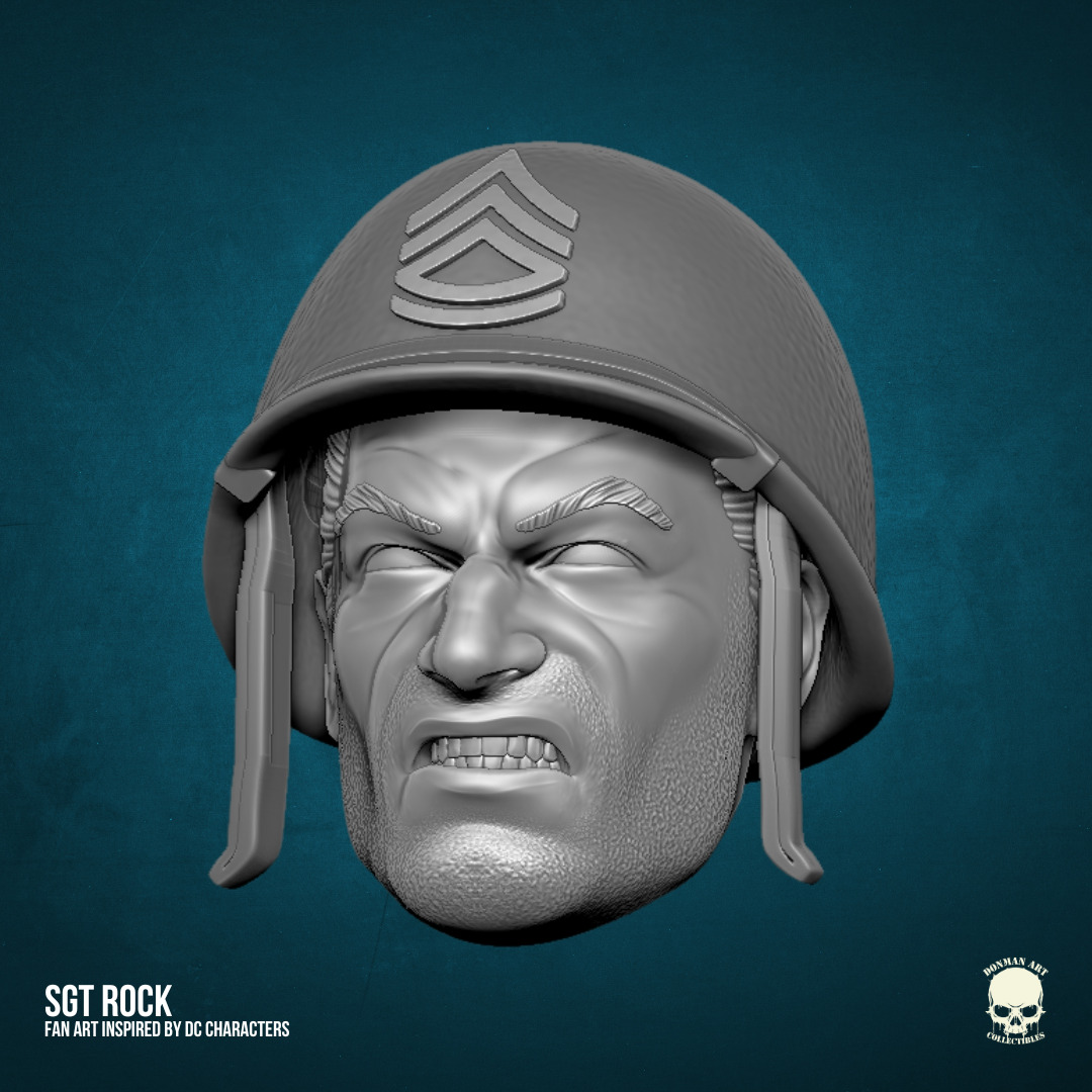 SGT Rock DC Fan Art STL Files 3D print model_21