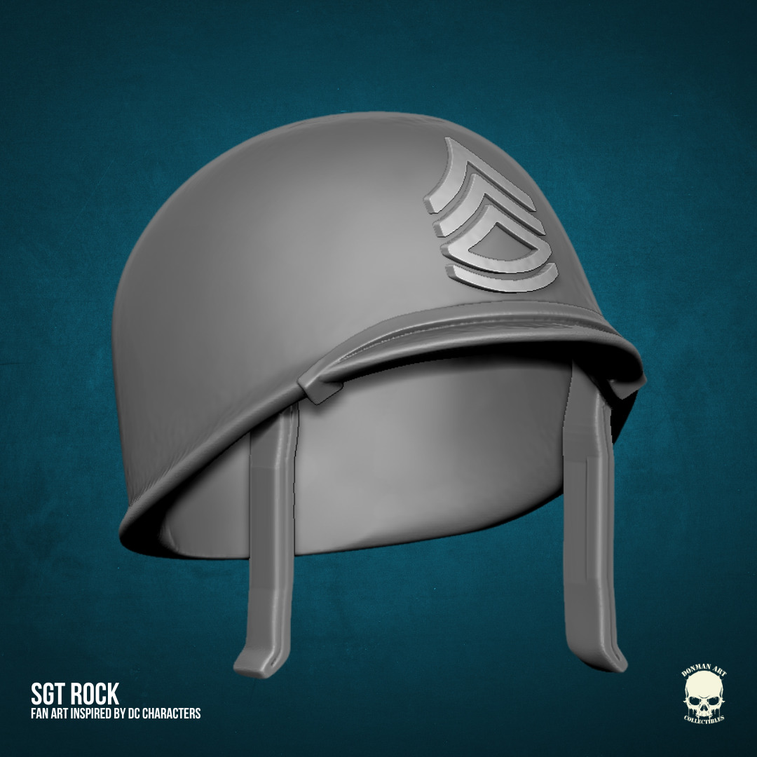 SGT Rock DC Fan Art STL Files 3D print model_15