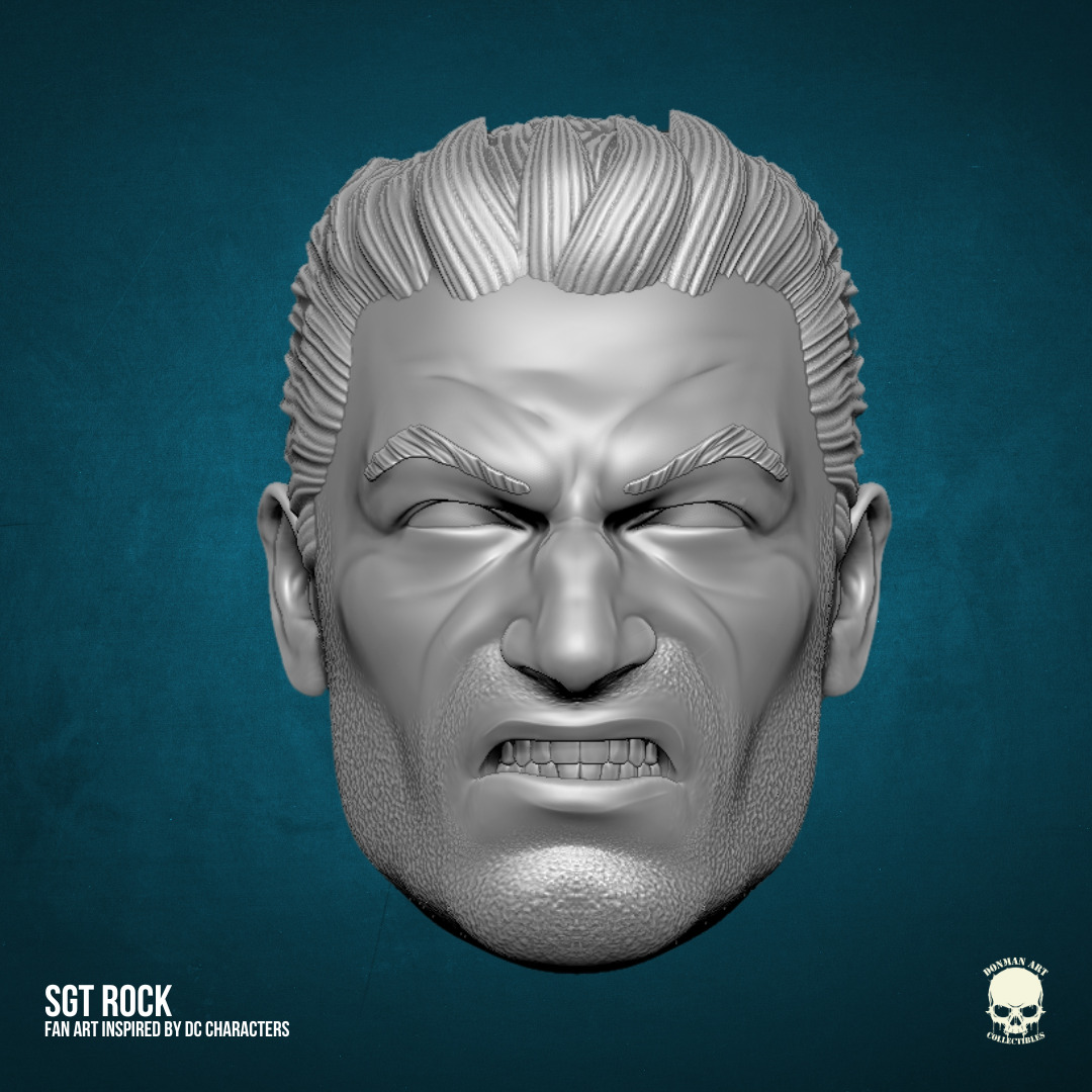 SGT Rock DC Fan Art STL Files 3D print model_26