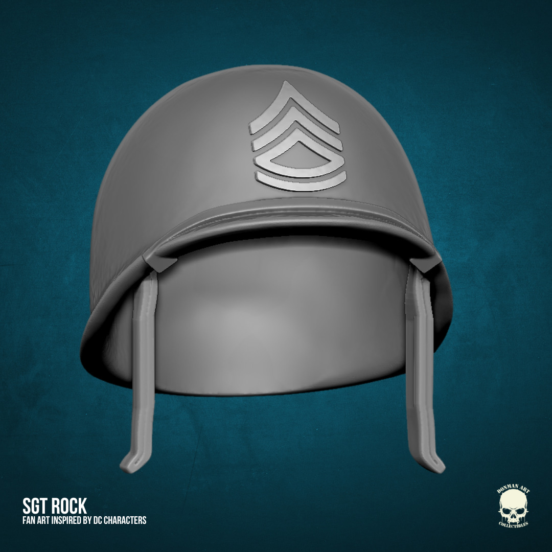 SGT Rock DC Fan Art STL Files 3D print model_3
