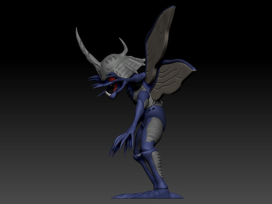 Kabuterimon Digimon 3D print model_5
