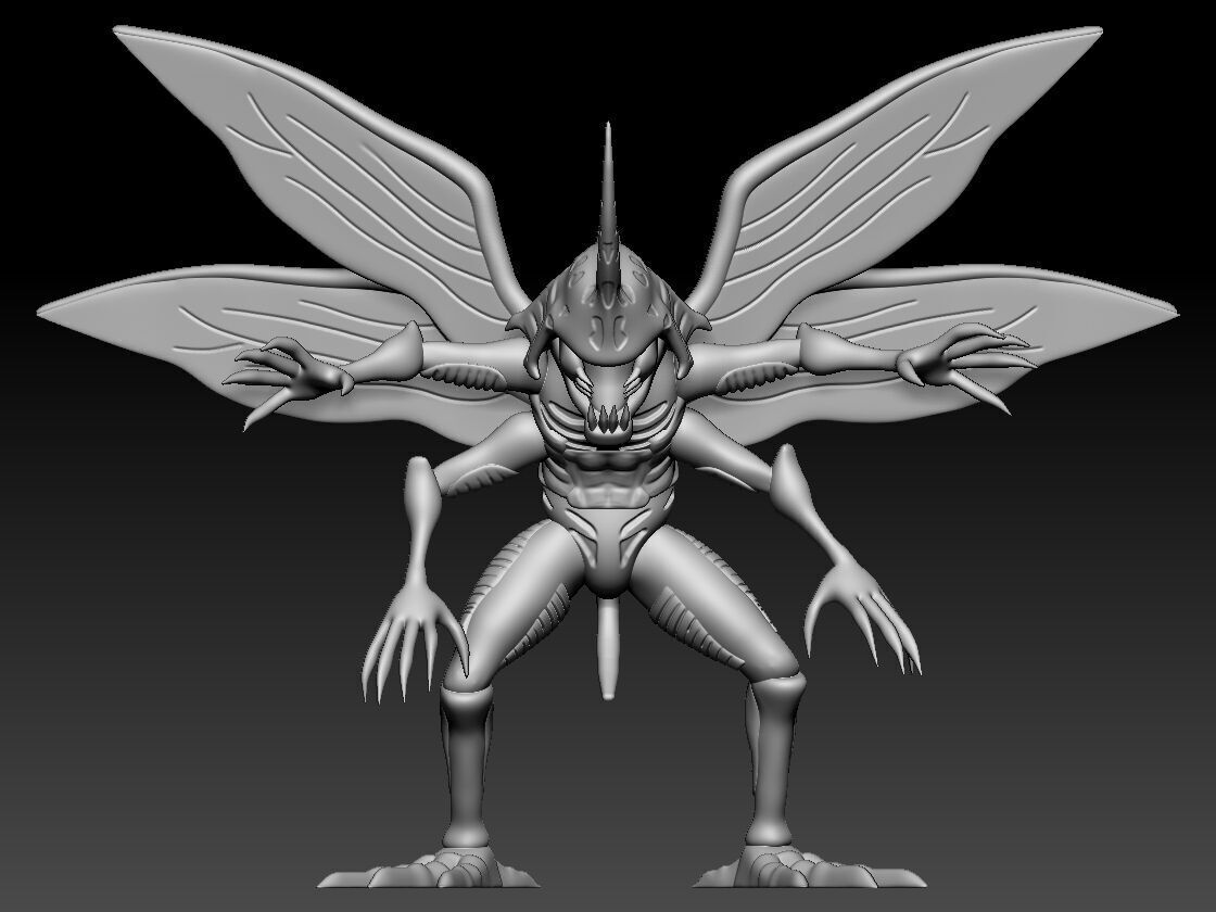 Kabuterimon Digimon 3D print model_2
