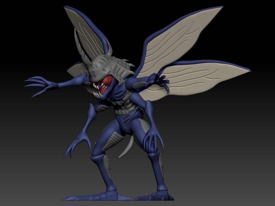 Kabuterimon Digimon 3D print model_3