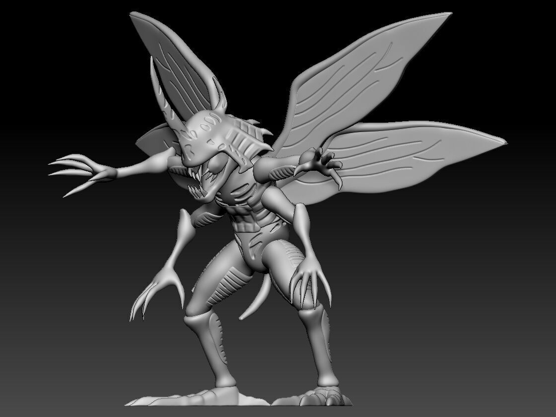 Kabuterimon Digimon 3D print model_4