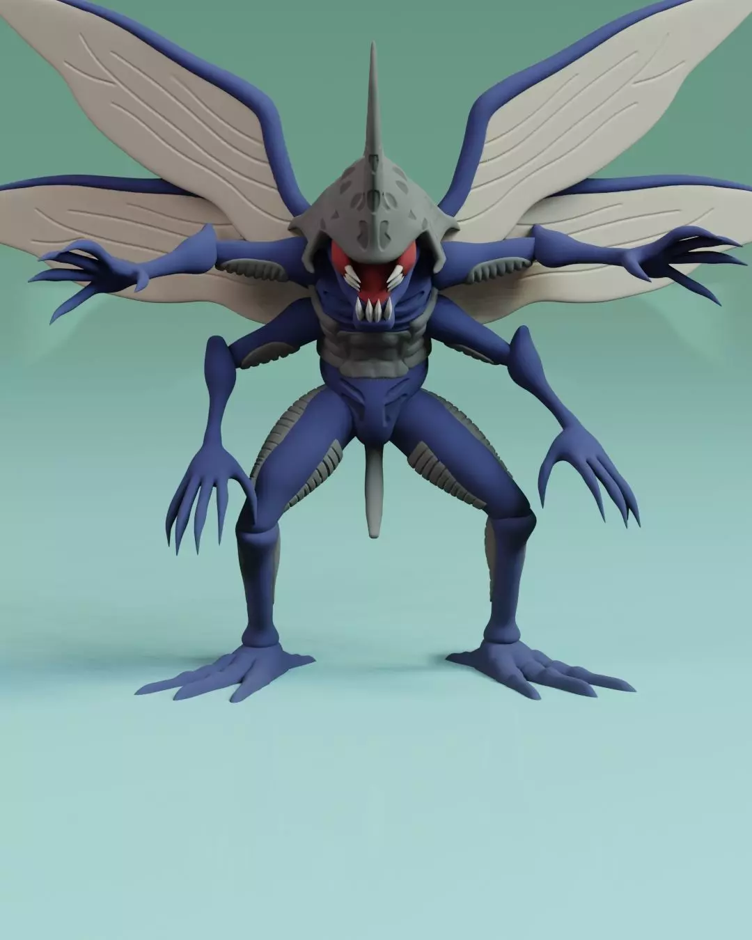 Kabuterimon Digimon 3D print model_0