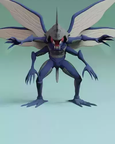 Kabuterimon Digimon 3D print model