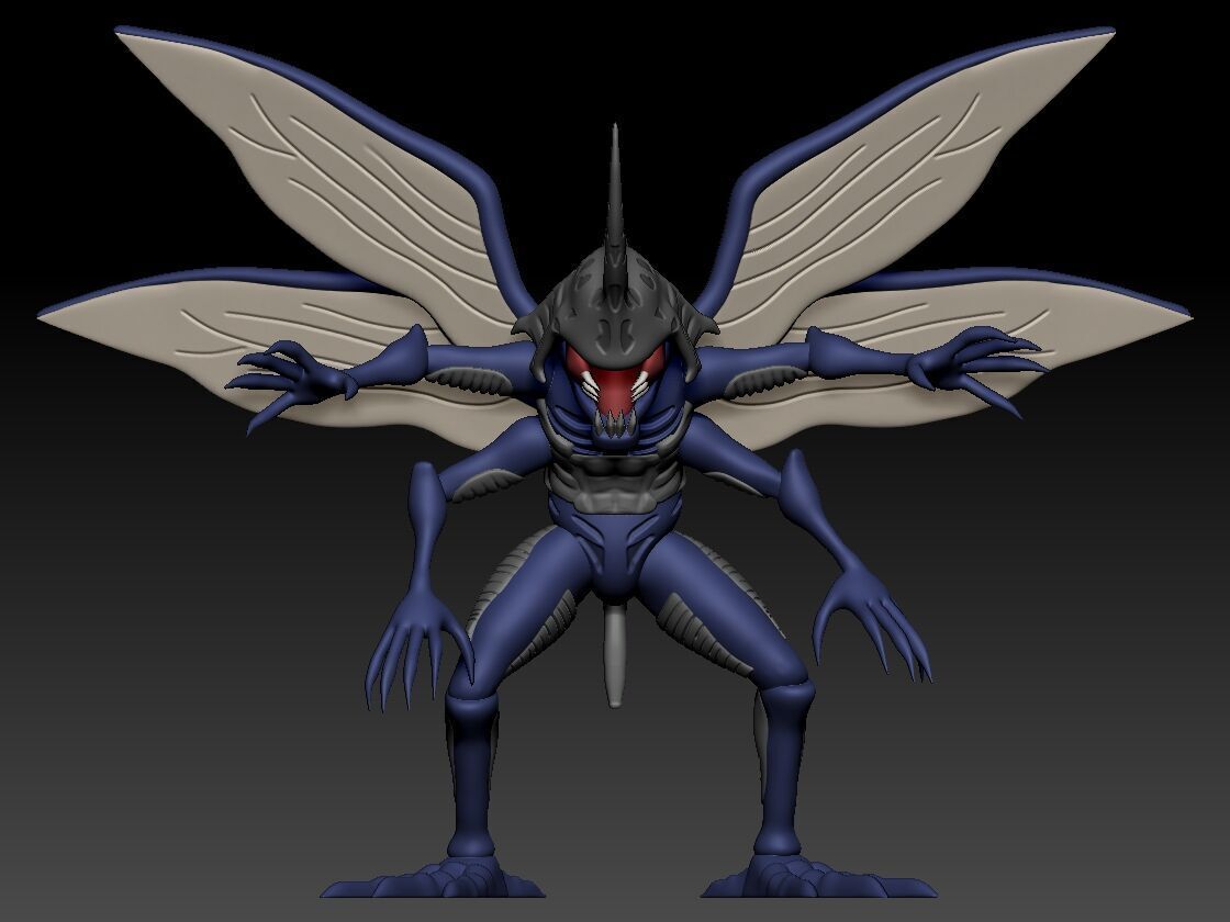 Kabuterimon Digimon 3D print model_1