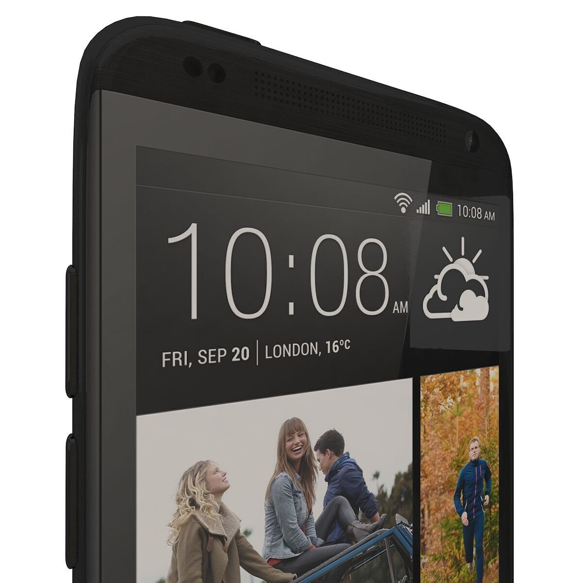 htc desire 601 black 3D model_6