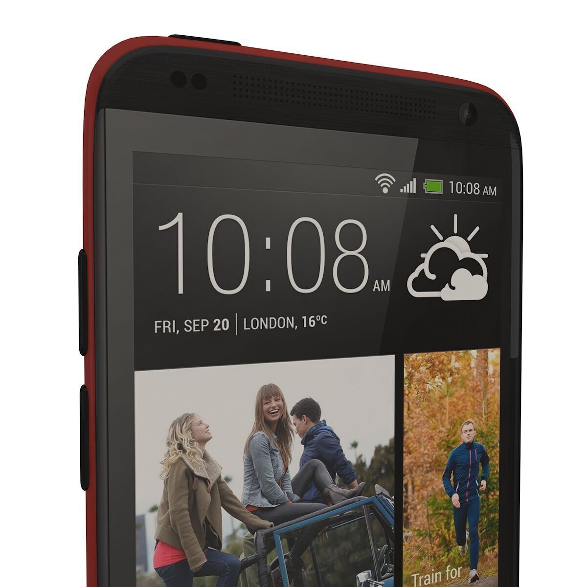 HTC Desire 601 RED 3D model_5