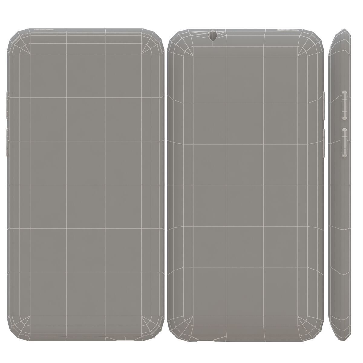 HTC Desire 601 RED 3D model_7