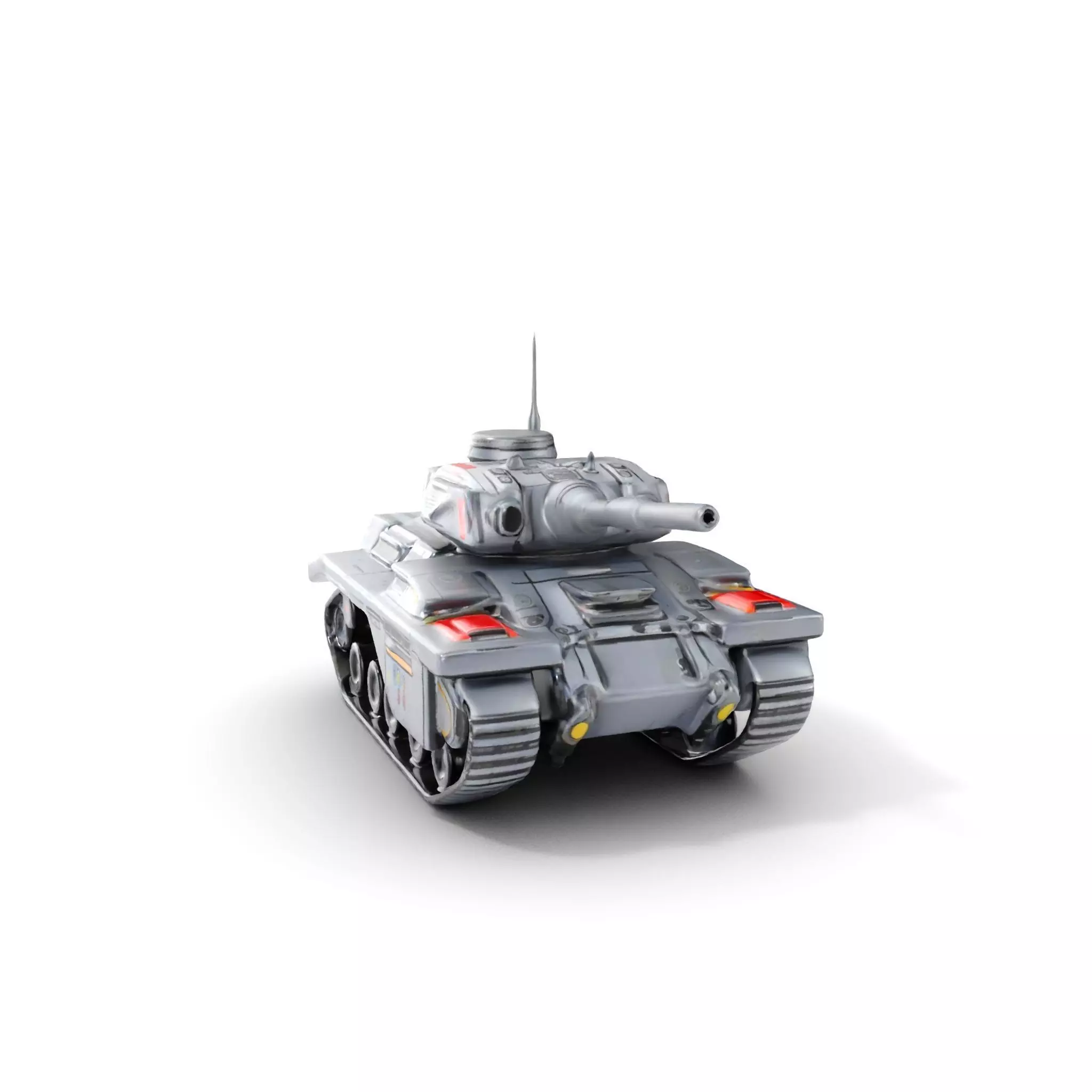 Futuristic Tank D Model Pack Low-poly 3D model_0