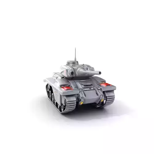 Futuristic Tank D Model Pack Low-poly 3D model
