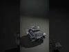 Futuristic Tank D Model Pack Low-poly 3D model_2