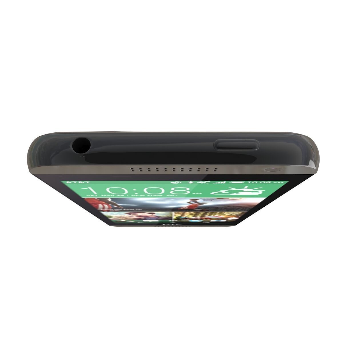 Htc desire 610 Black 3D model_8