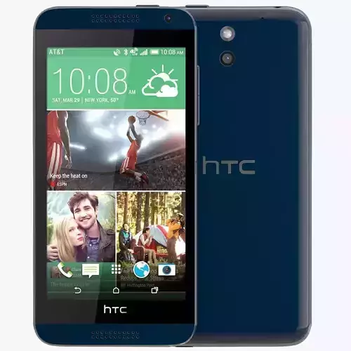 Htc desire 610 blue 3D model