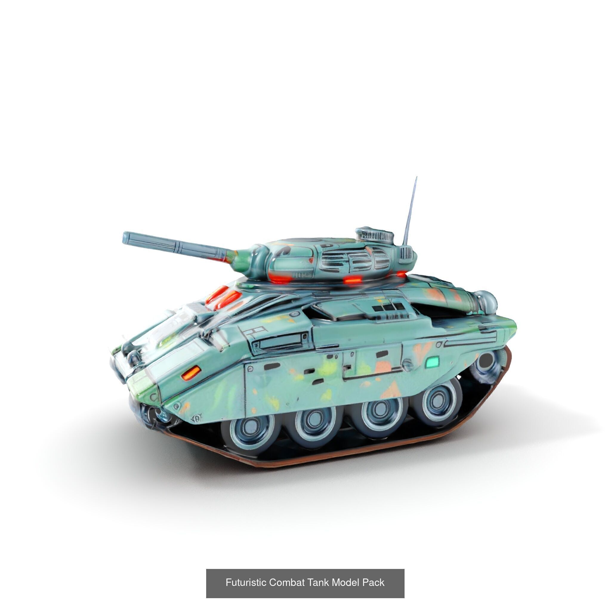 Futuristic SciFi Tanks Collection _41