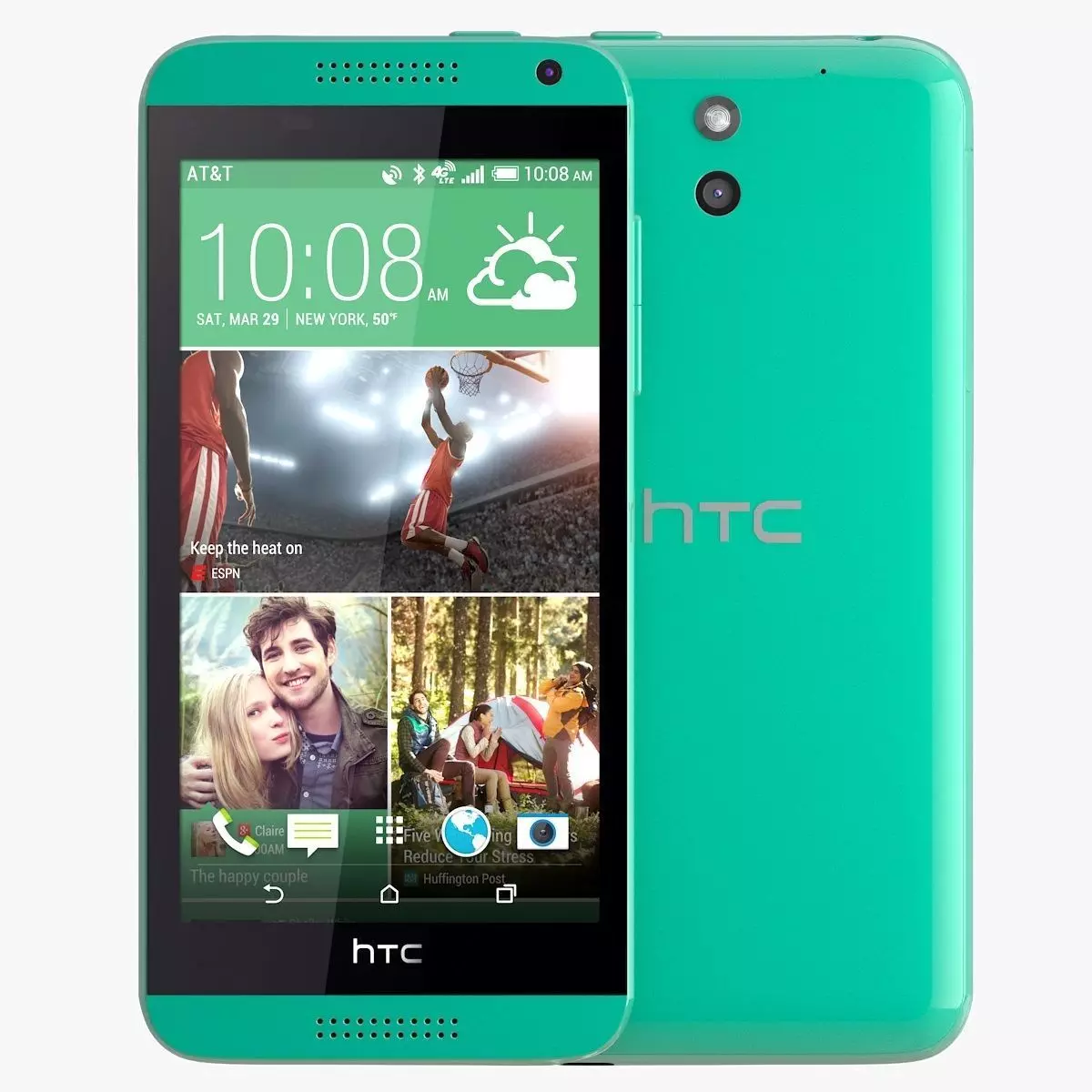 Htc desire 610 Green 3D model_0