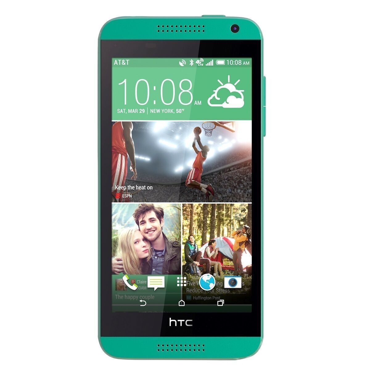 Htc desire 610 Green 3D model_3