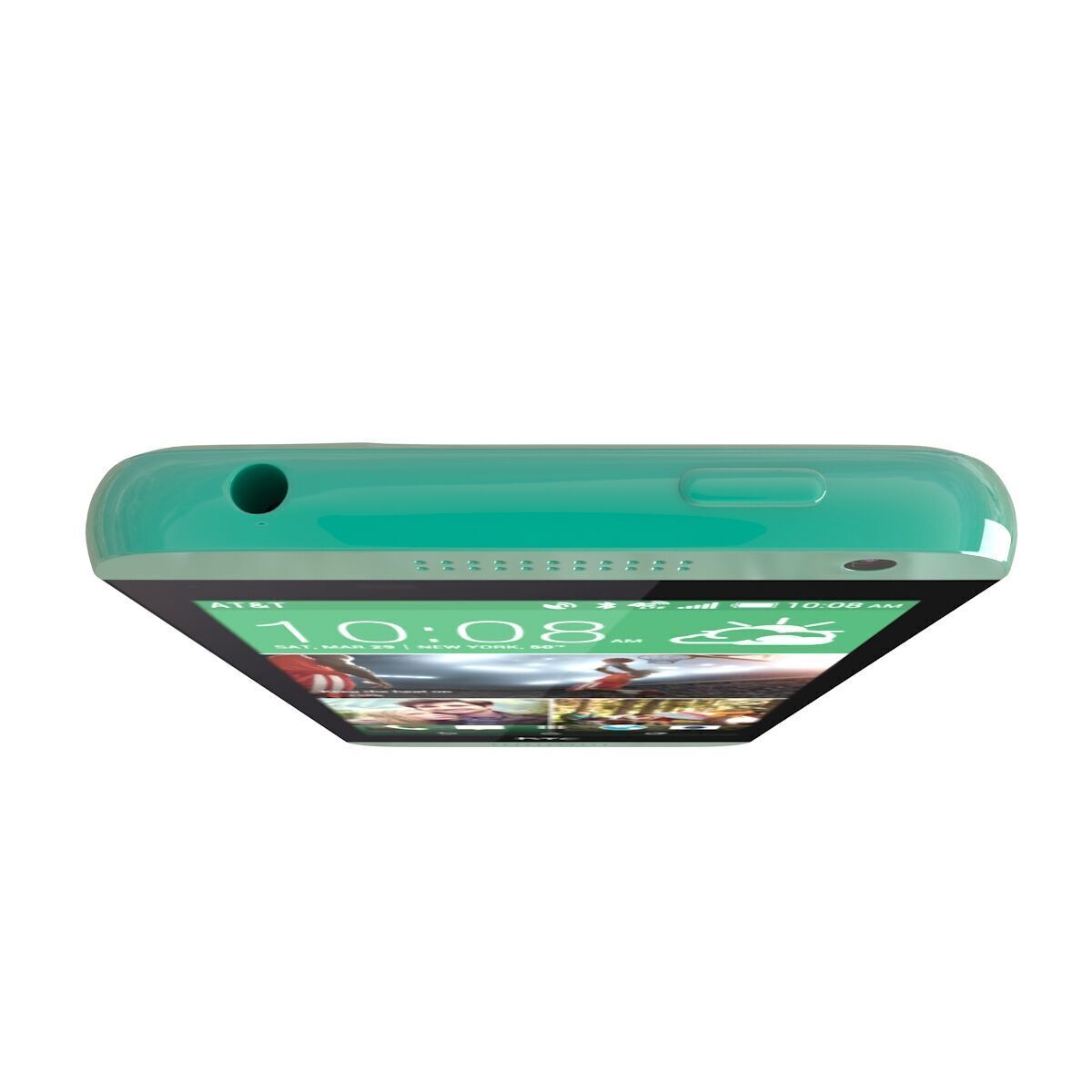 Htc desire 610 Green 3D model_8