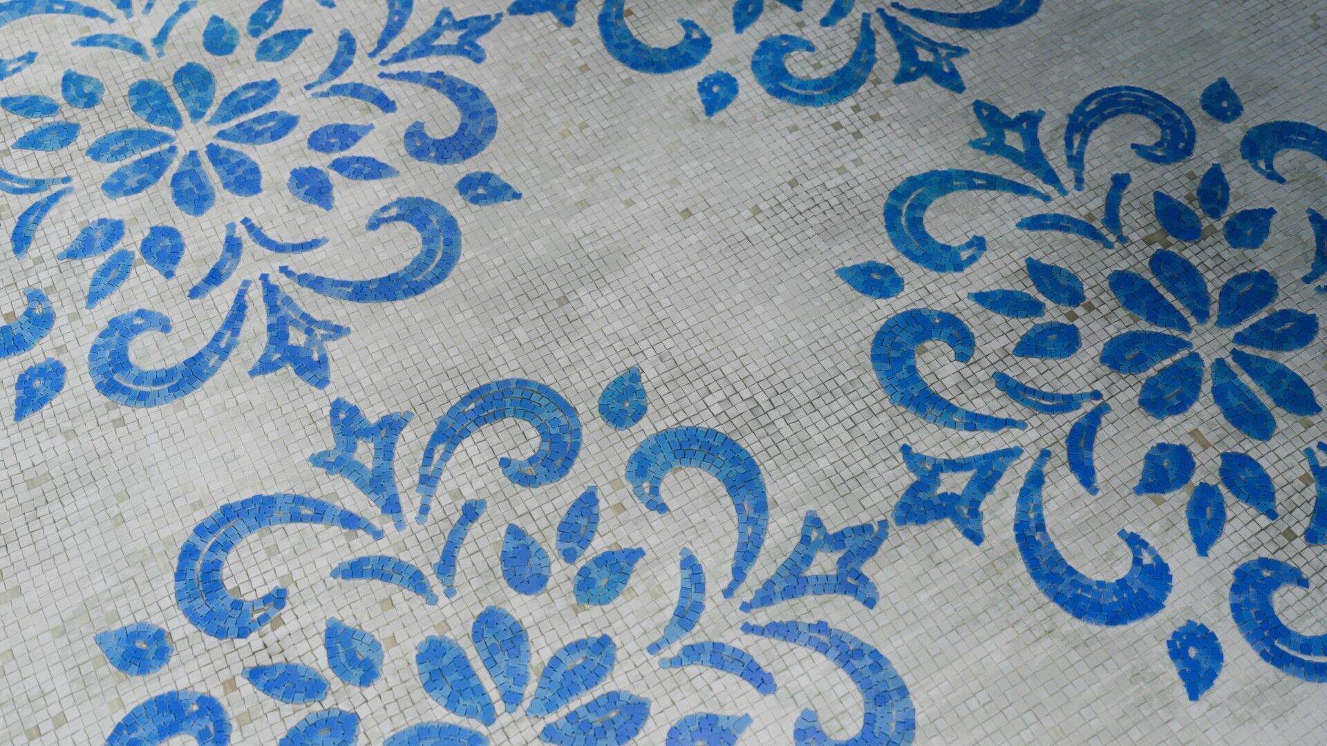 Mosaic Tiles Pattern 1 Seamless PBR Material Texture_2