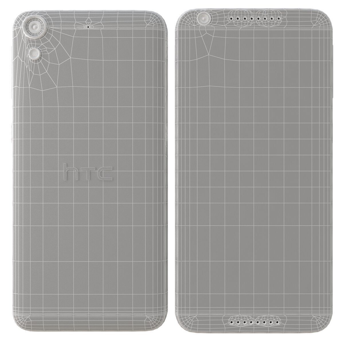 HTC Desire 626G Purple Fire 3D model_13