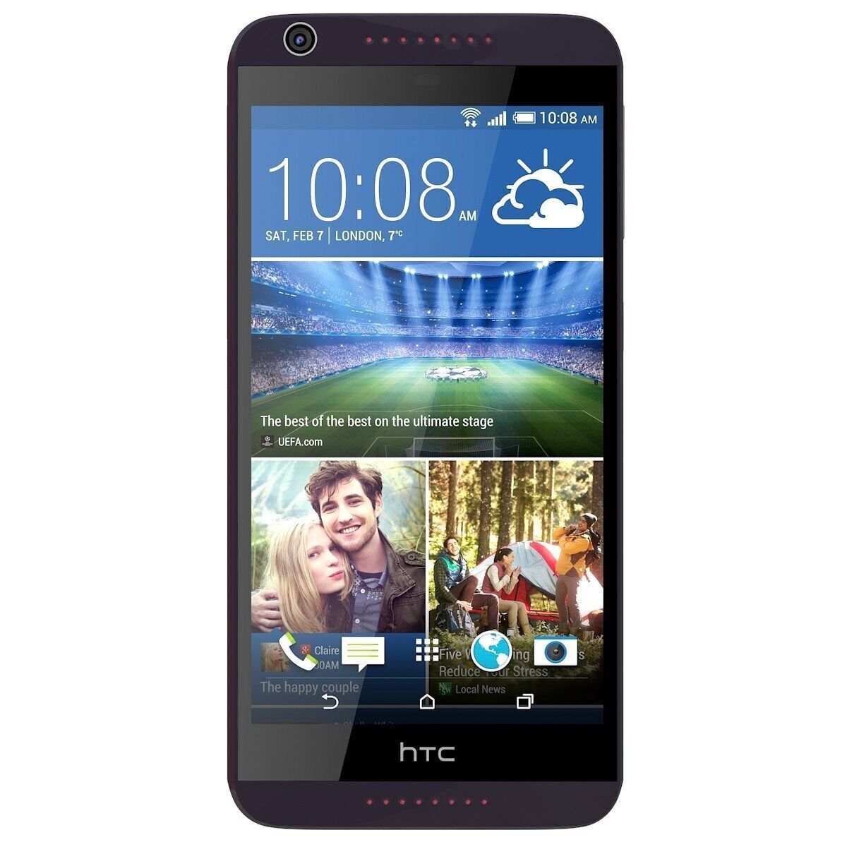 HTC Desire 626G Purple Fire 3D model_2