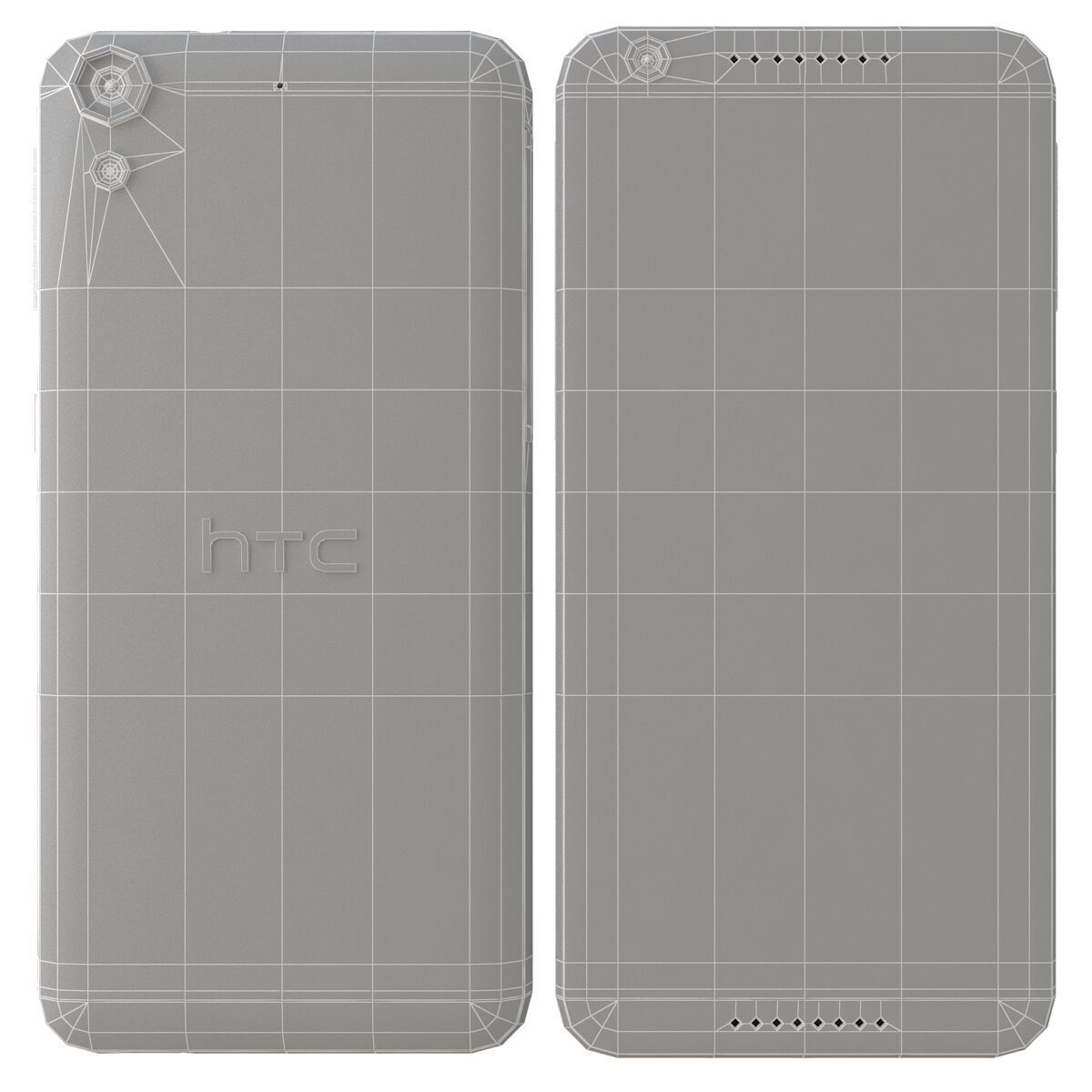 HTC Desire 626G White Birch 3D model_6