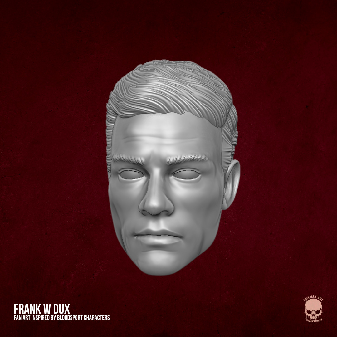 Frank W Dux - Blood Sport Fan Art STL For Action Figures 3D print model_23