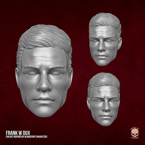 Frank W Dux - Blood Sport Fan Art STL For Action Figures 3D print model