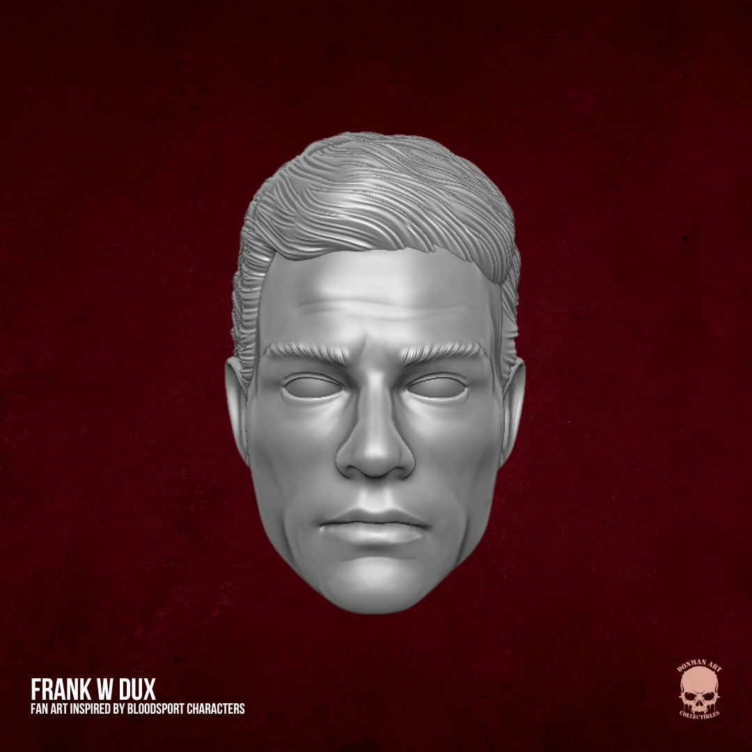 Frank W Dux - Blood Sport Fan Art STL For Action Figures 3D print model_9