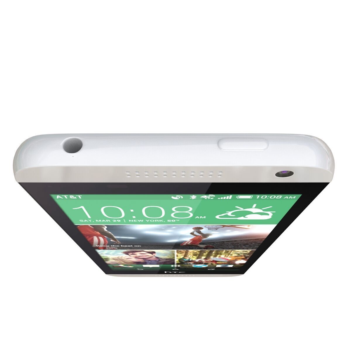 Htc desire 610 White 3D model_9