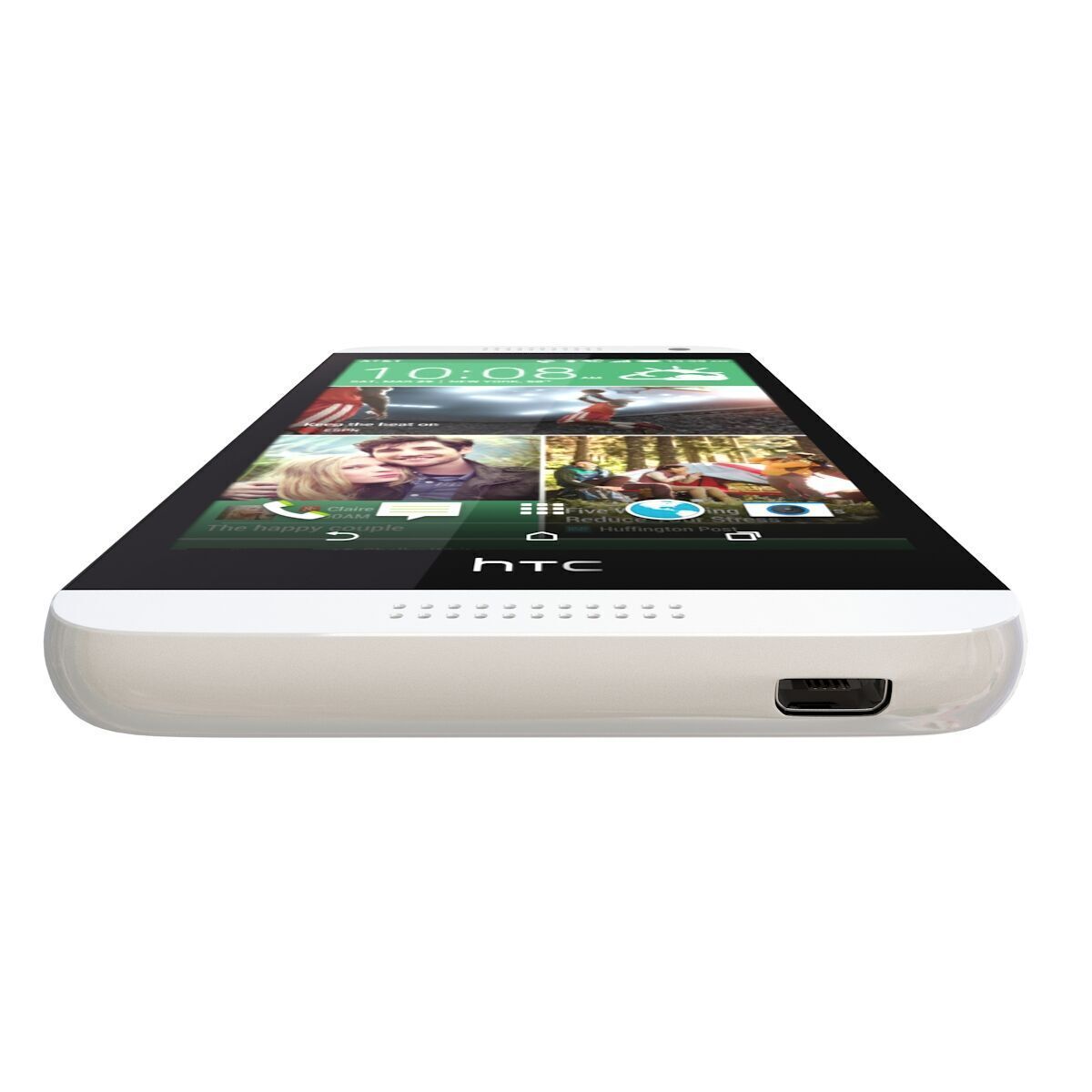 Htc desire 610 White 3D model_8