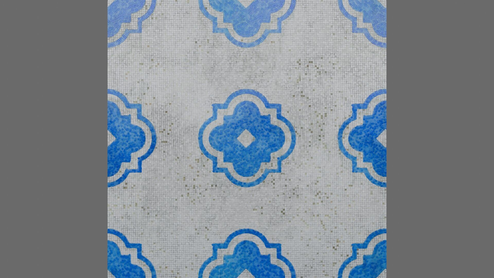 Mosaic Tiles Pattern 5 Seamless PBR Material Texture_4